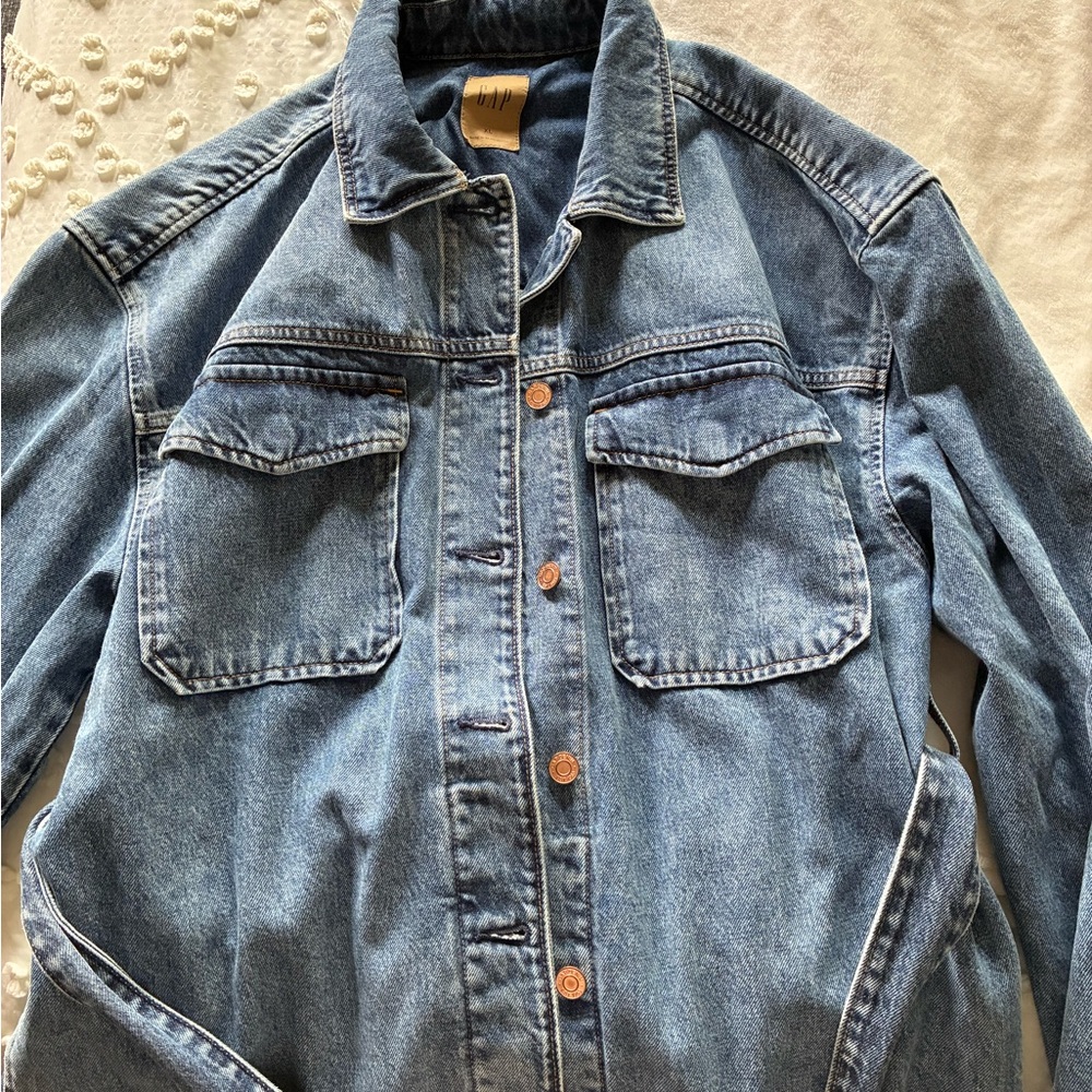 Long Gap Jean jacket with belt